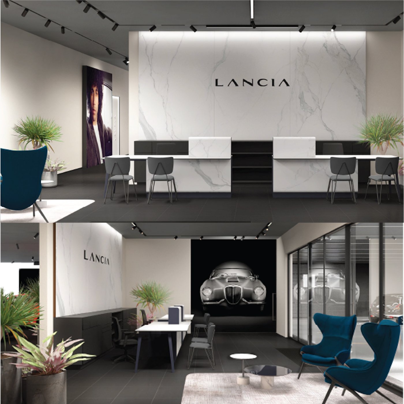 Lancia Interior Showroom Italia 1400x1400